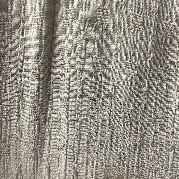 Free People “The Best Shirt” Gauzy Beige Blouse with‎ Crochet Inset – Size S - Picture 12 of 12